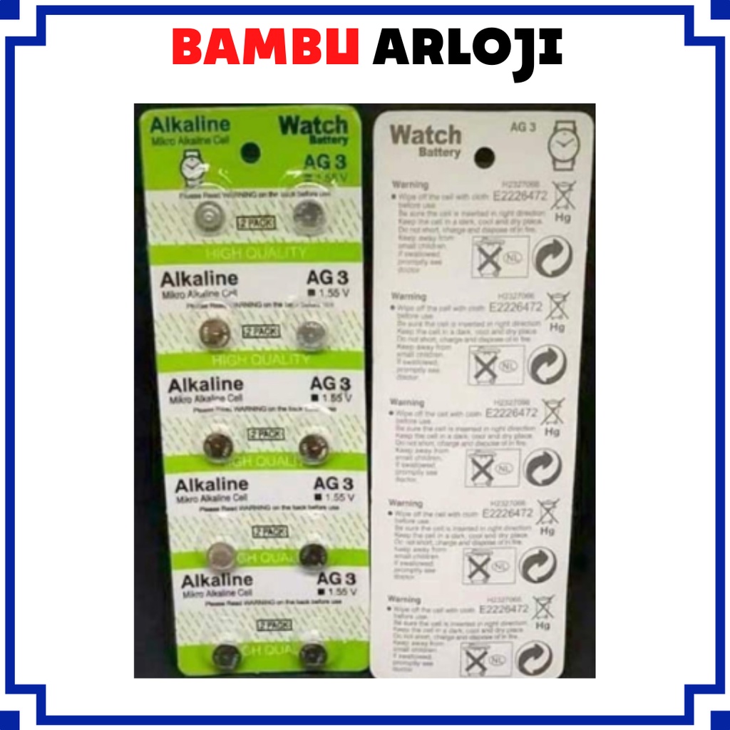 Jual Baj Baterai Kancing Ag3 Lr41 Lr 41 Ag 3 Sr Ag 10 Batre Battery