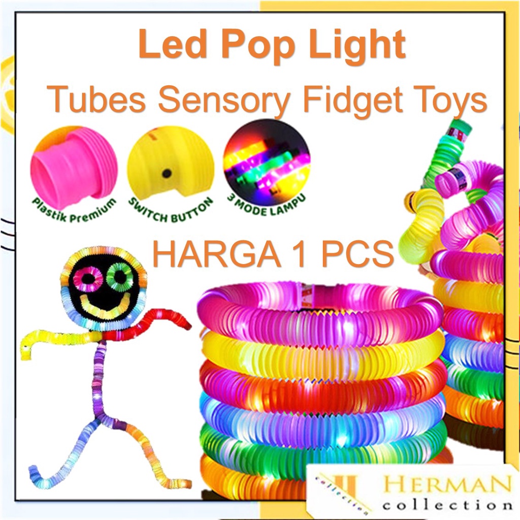 Jual HC Pop Light Tube LED Pipa Stik Selang Kerut Pop Tubes Pipes ...