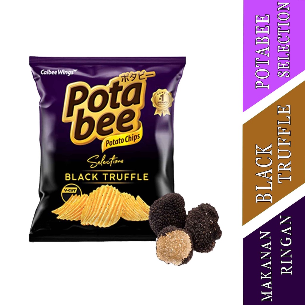 Jual PotaBee Black Truffle - Snack Kentang - Rasa Jamur Truffle Hitam ...