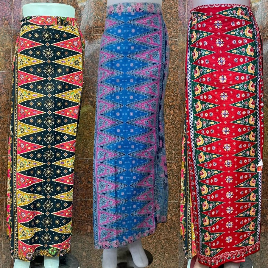 Jual Rok Tumpal Pucuk Rebung Ondel Ondel Betawi Bawahan Kebaya Encim Motif Terbaru Rok Betawi 8917