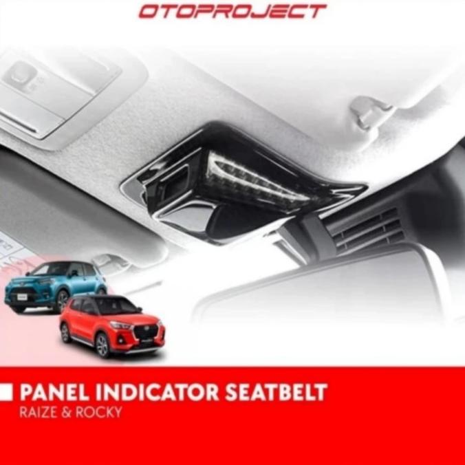 Jual PANEL INDICATOR SEATBELT CARBON TOYOTA RAIZE OTOPROJECT EGT8676RE ...