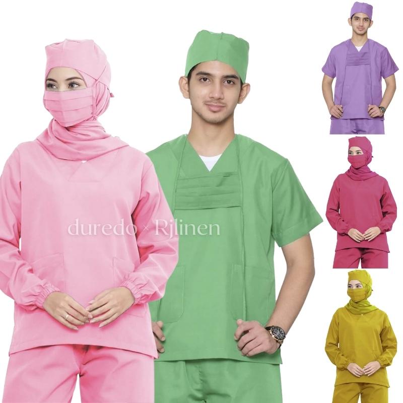 Jual RJLINEN Baju Seragam OKA Perawat Suster Petugas Klinik Bidan Rumah ...