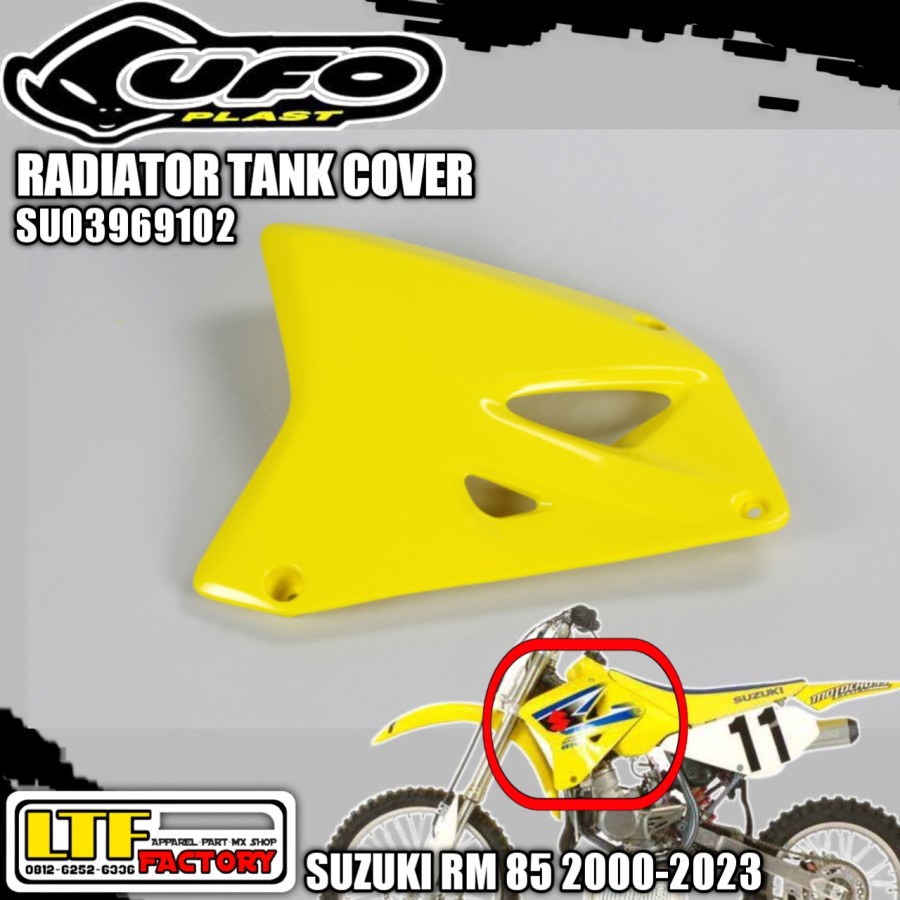 NEU UFO Front Fender Schutzblech Für Suzuki RM 85 Schwarz