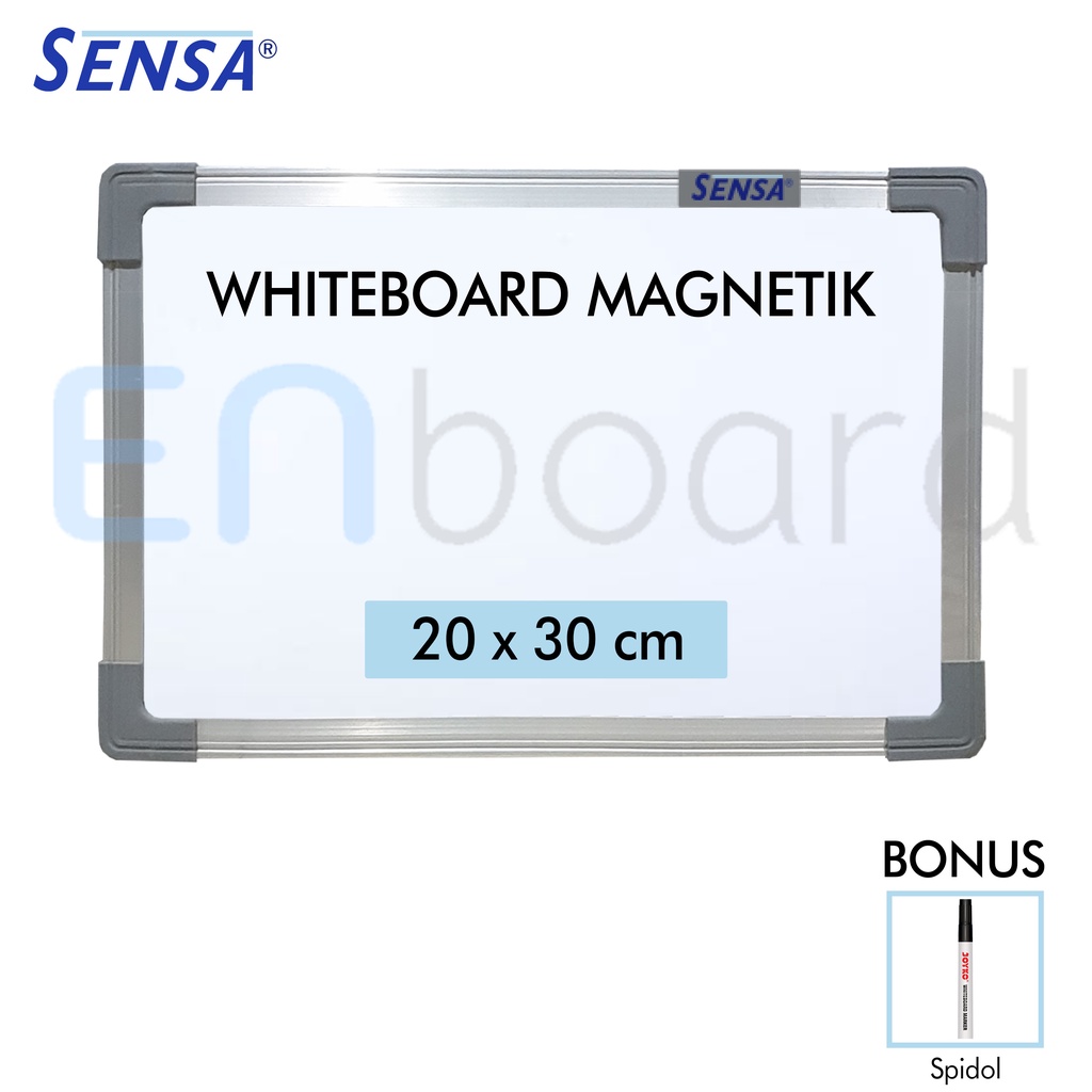 Jual Papan Tulis Whiteboard White Board Gantung Magnet Single Face Sensa 20 X 30 Cm Shopee 2879