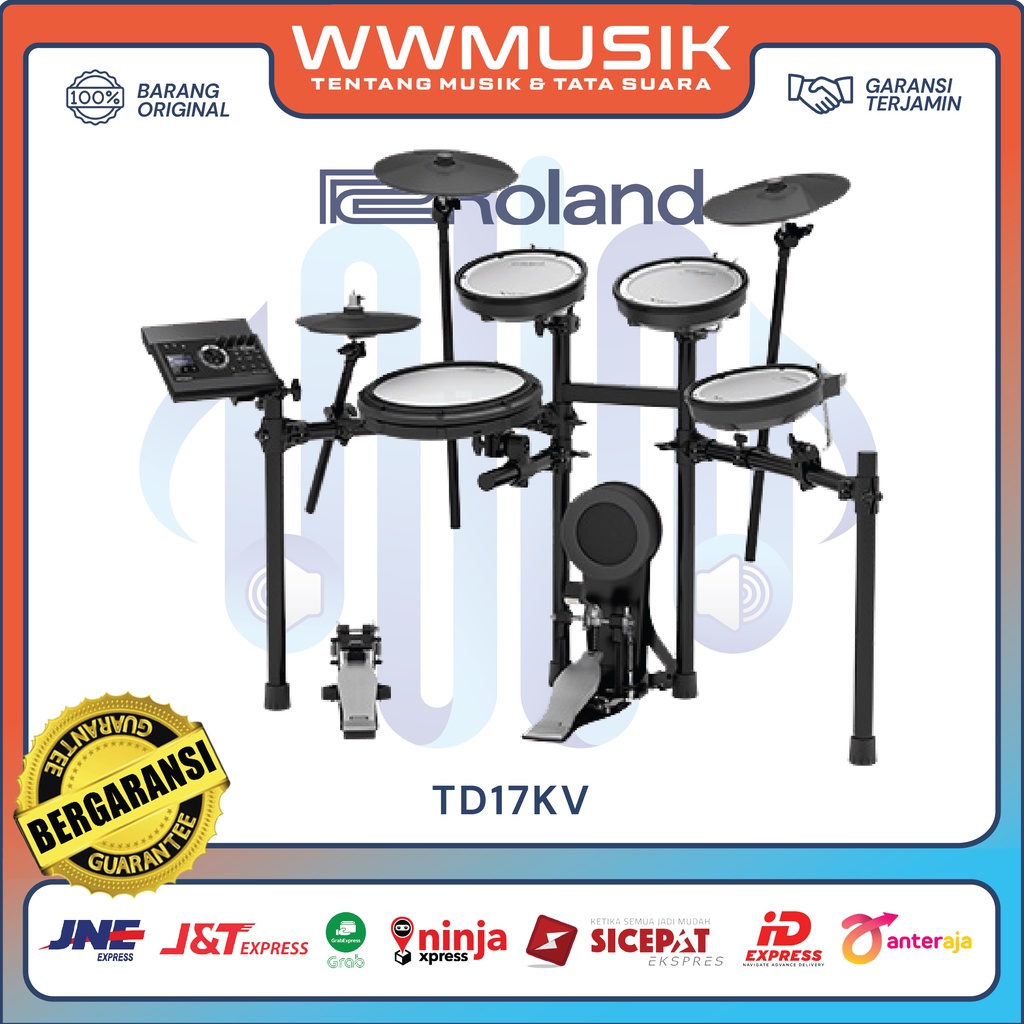 Jual Drum Elektrik ROLAND VDrums TD17KV Elektronik Choke Pad Cymbal