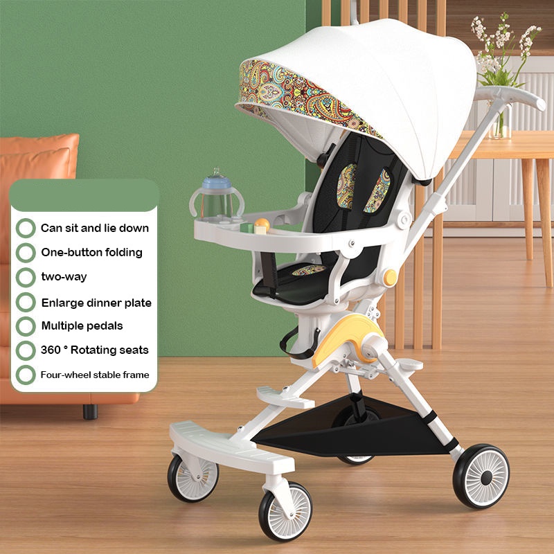 Jual Mmflight Stroller Baby Kereta Dorong Bayi 2 Arah Traveling Dilipat ...