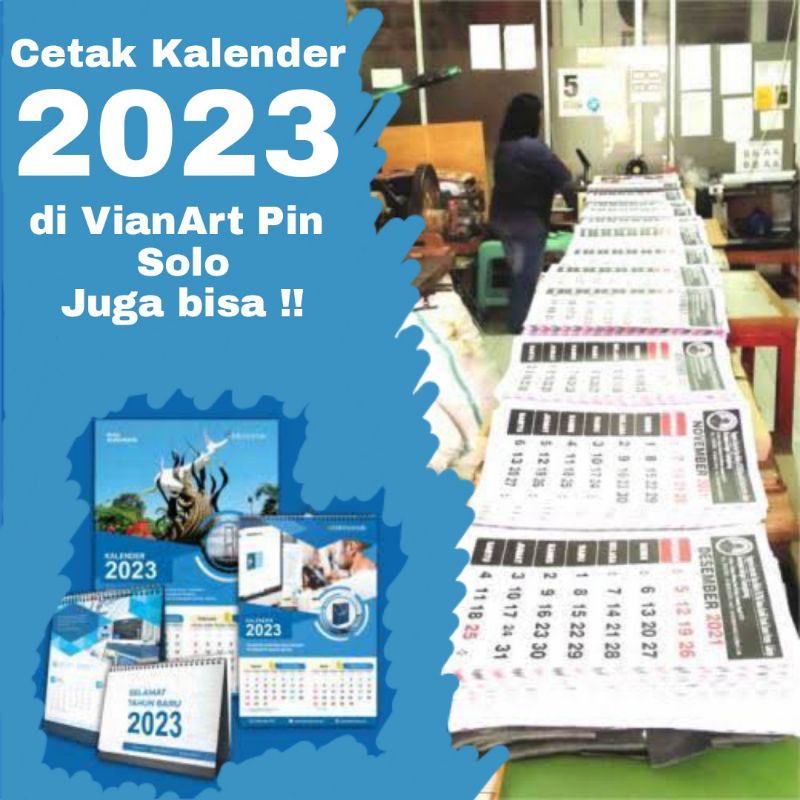 Jual Cetak Kalender Custom 3 Lembar (4 Bulan) | Shopee Indonesia