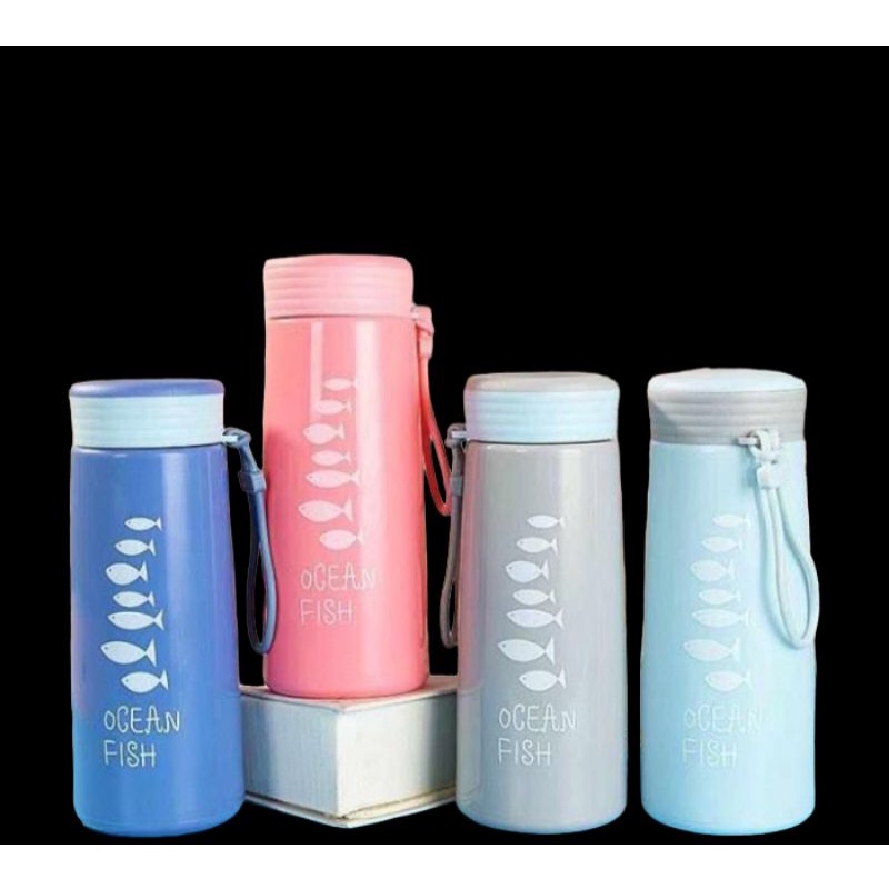 Jual BOTOL MINUM KACA OCEAN FISH | B036 | Shopee Indonesia