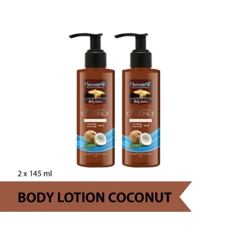 Jual Herborist Body Lotion Coconut 145ml (Paket 2pcs) Shopee Indonesia