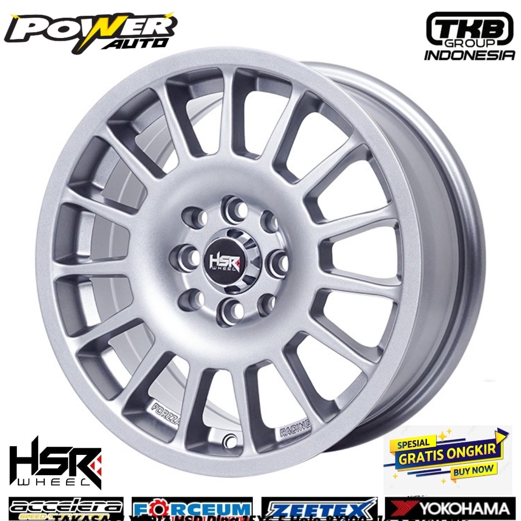Jual VELG RACING RING 15 LUBANG 4 MODEL RALLY WARNA GREY BUAT SOLUNA ...