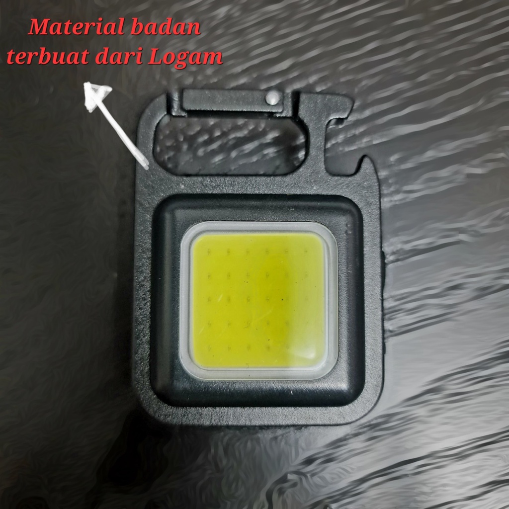 Jual Mini Senter COB Rechargeable Keychain Led Senter Saku Portabel ...