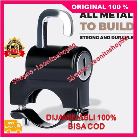 Jual Helm Lock Helmet Lock AntiTheft Kunci Helm Motor / Gembok Helm