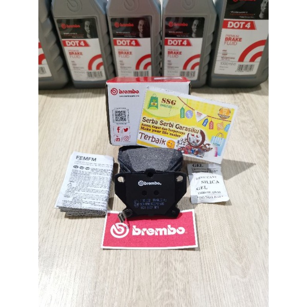 Jual Brake pad kampas rem belakang Toyota Vios Altis Ist BREMBO