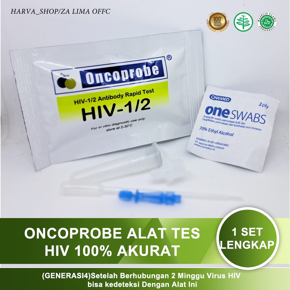 Jual Alat tes HIV Generasi 4 ONCOPROBE Akurat 100 Shopee Indonesia