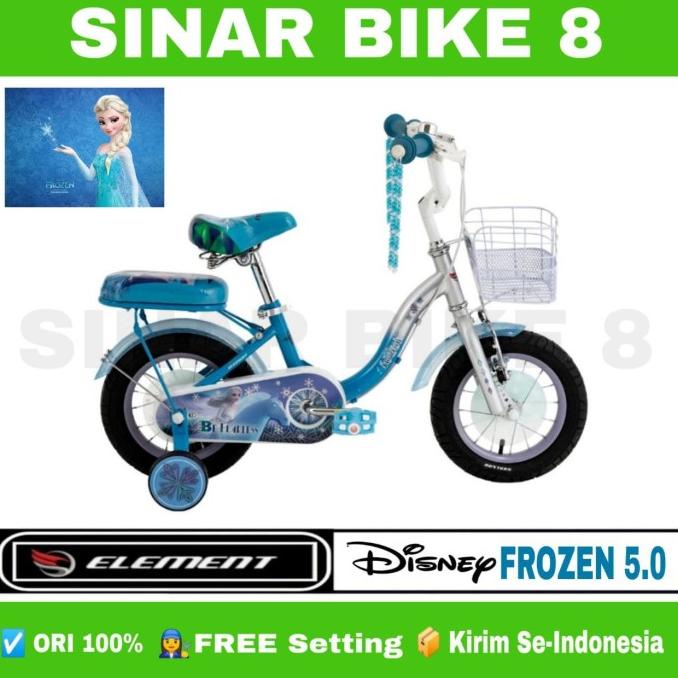 Jual Sepeda Mini Anak Element Disney Frozen Ukuran 12 16 18 20 Inch # ...