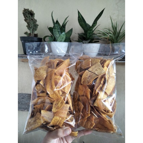 Jual Kripik Pisang Raja Nangka Snack Kiloan Kemasan 200gram