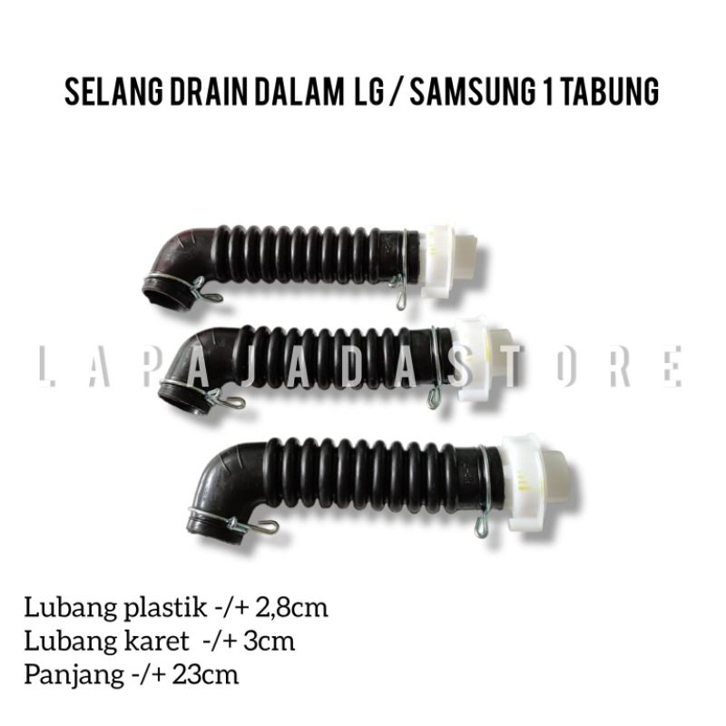 Jual Selang Karet Pembuangan Air Dalam Bawah Mesin Cuci Lg Tabung Shopee Indonesia