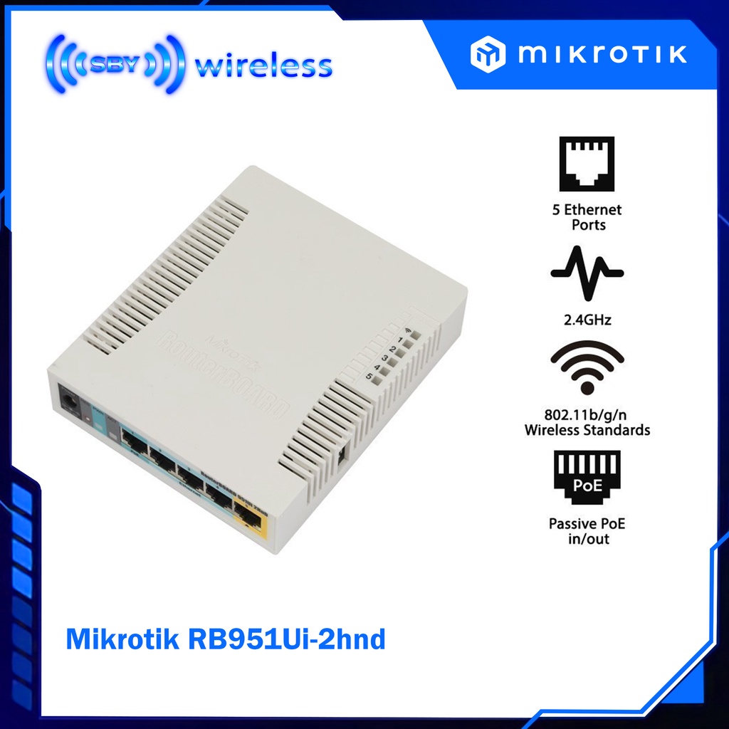 Jual Mikrotik RB951Ui-2hnd | Shopee Indonesia