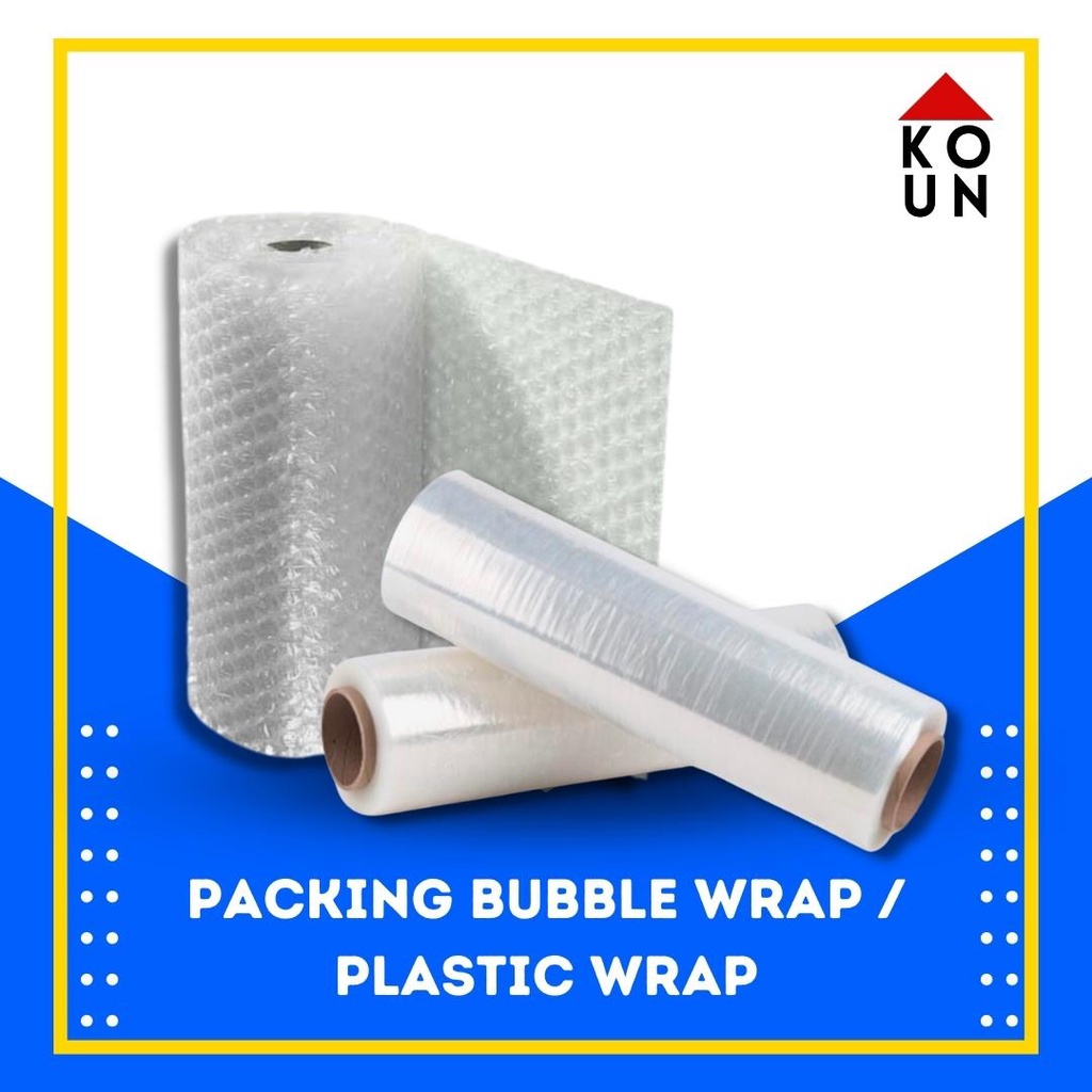 Jual Ekstra Plastic Wrap / Bubble Wrap untuk pengiriman Shopee Indonesia
