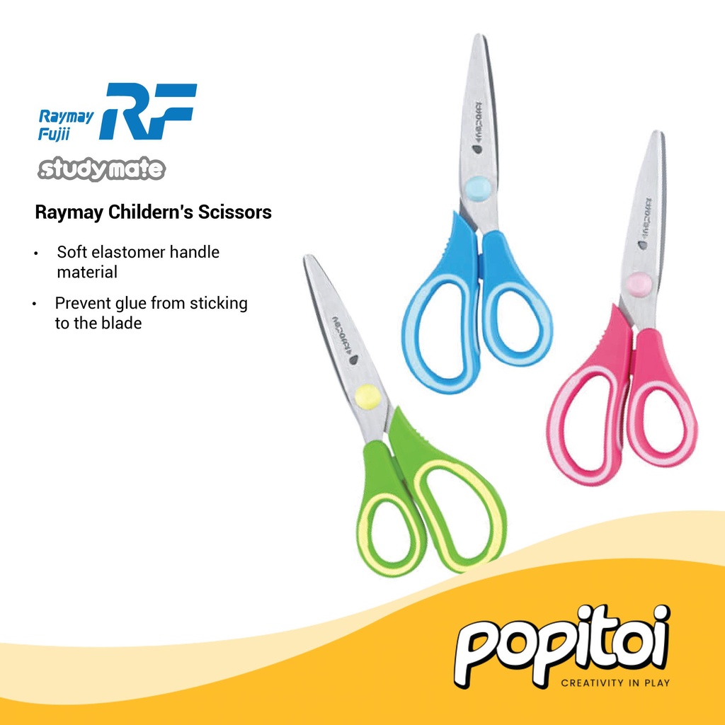 Jual Raymay Children Scissors Gunting Anak Perlengkapan Sekolah Scissor ...