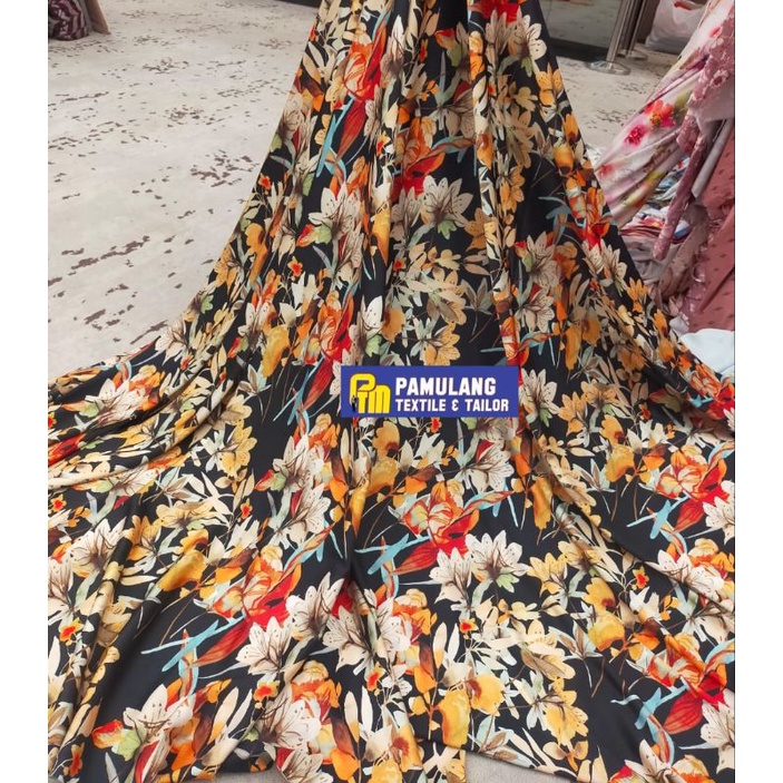 Jual Kain ARM ORIGINAL Silk NEW Motif 2023 Harga Per Setengah Meter