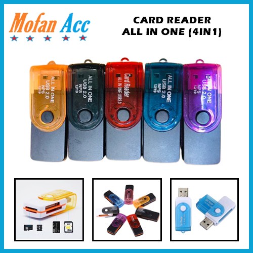 Jual Multi Card Reader 4in1 - Memory Converter to Flashdisk | Shopee ...