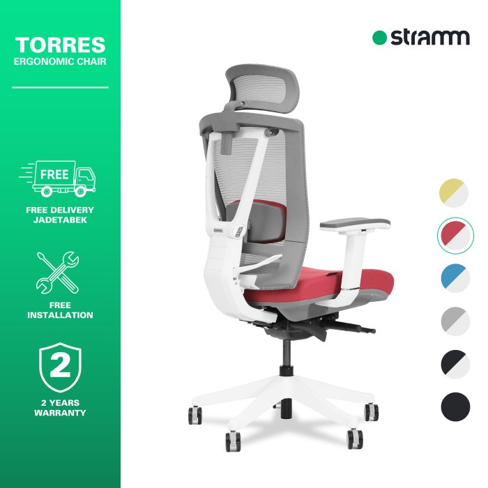 Jual Kursi Kursi Kantor Ergonomis Stramm Torres Shopee Indonesia