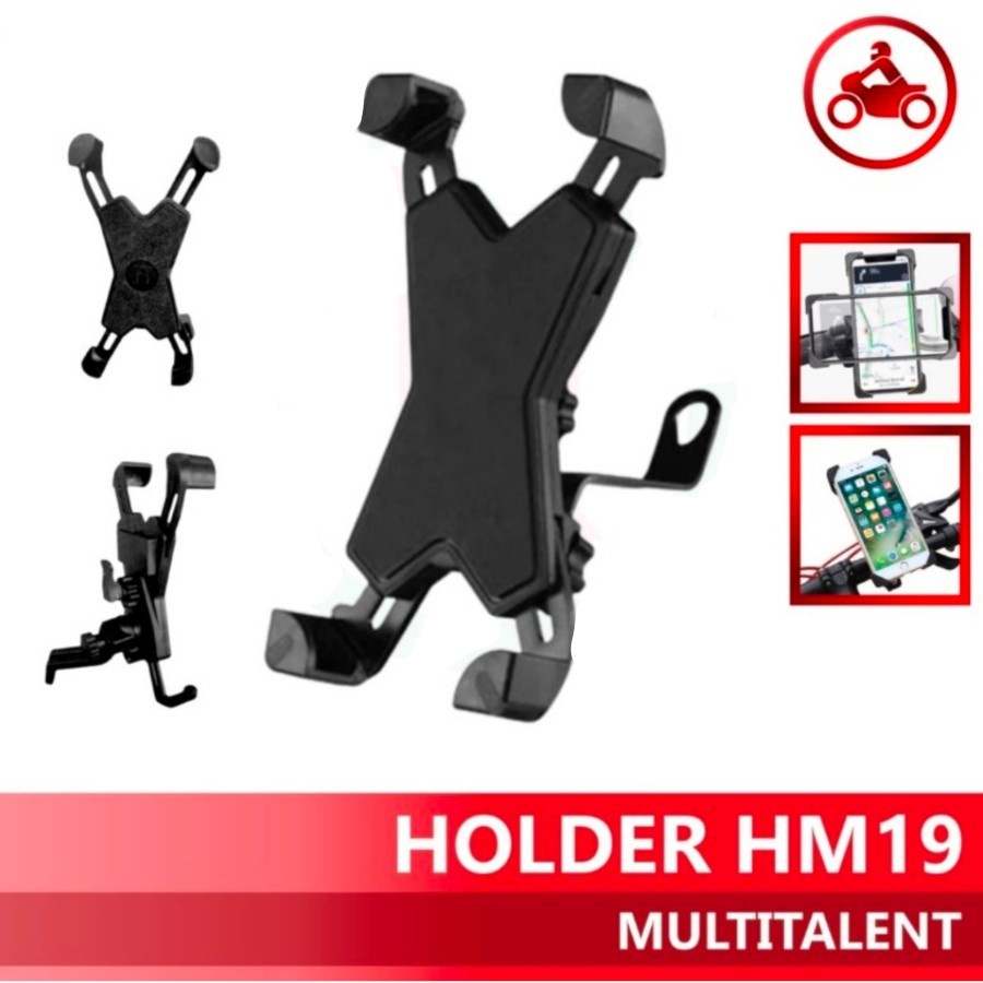 Jual Holder Motor Hm Spion Phone Holder Hp Universal Hm Shopee