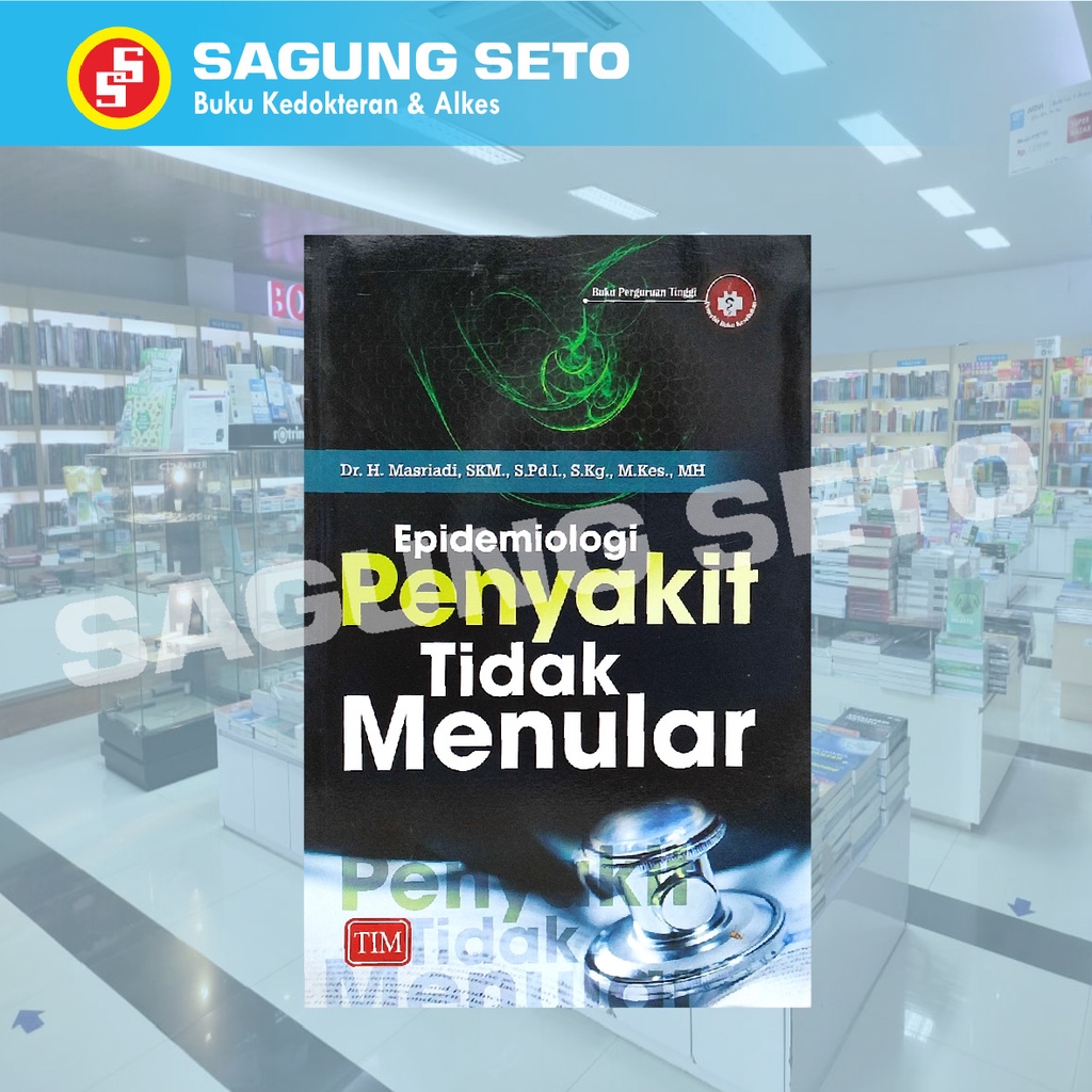 Jual BUKU EPIDEMIOLOGI PENYAKIT TIDAK MENULAR DR H MASRIADI SKM ...