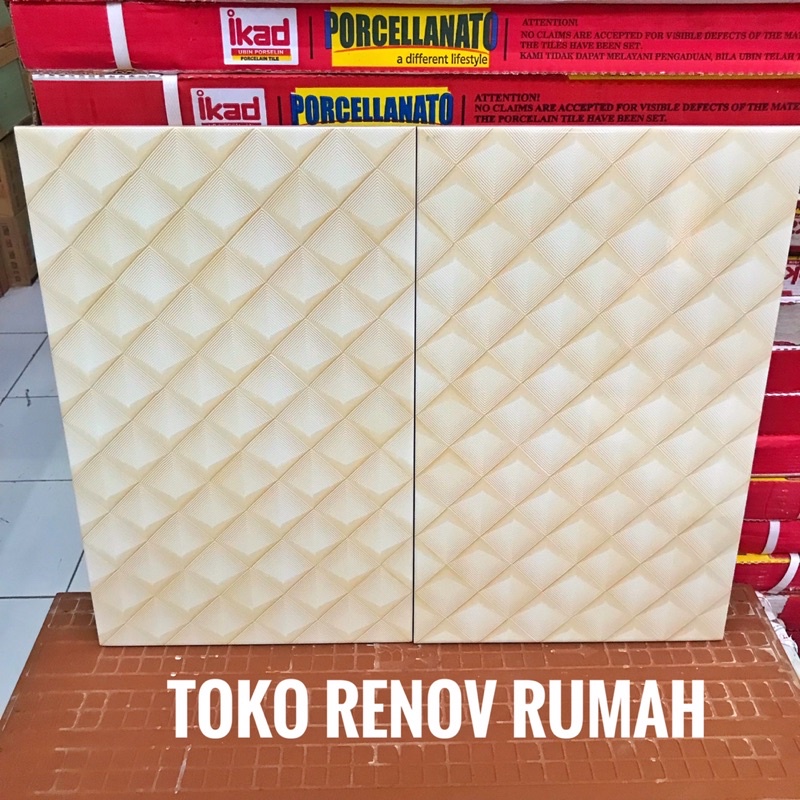 Jual keramik dinding 25x40 motif hexagon (glossy)/ keramik dinding