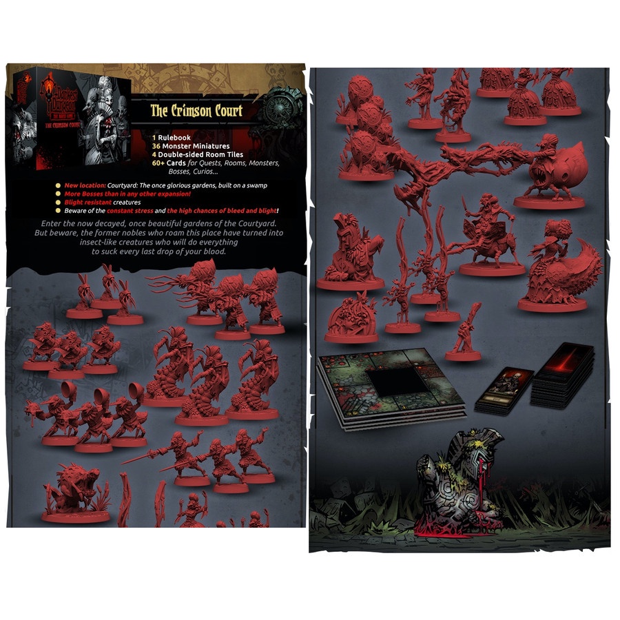 Jual Darkest Dungeon Board Game Kickstarter Crimson Pledge 