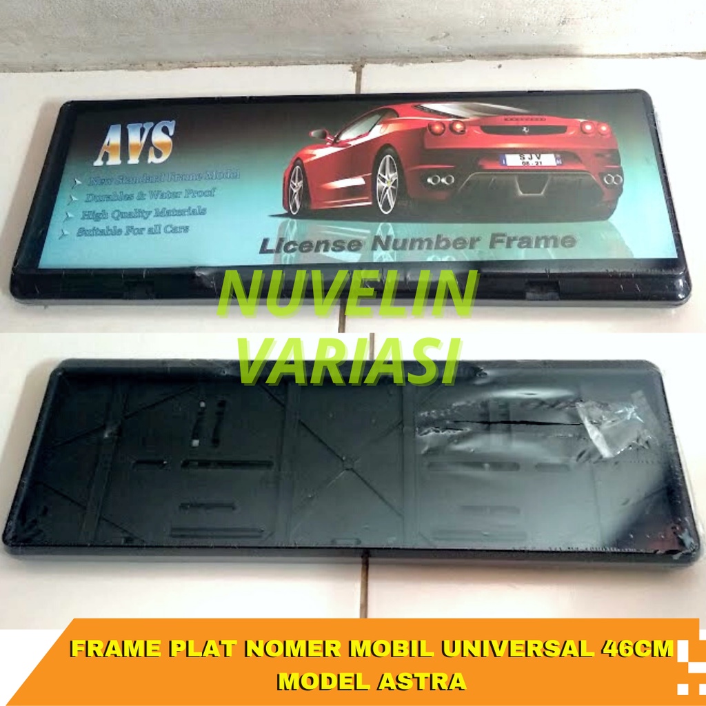 Jual FRAME TATAKAN DUDUKAN PLAT NOMER MOBIL UNIVERSAL 46CM MODEL ASTRA ...