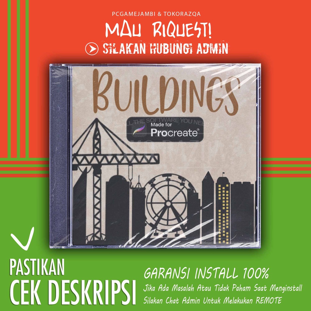 Jual Building Stamps and Window Brush For Procreate | Shopee Indonesia