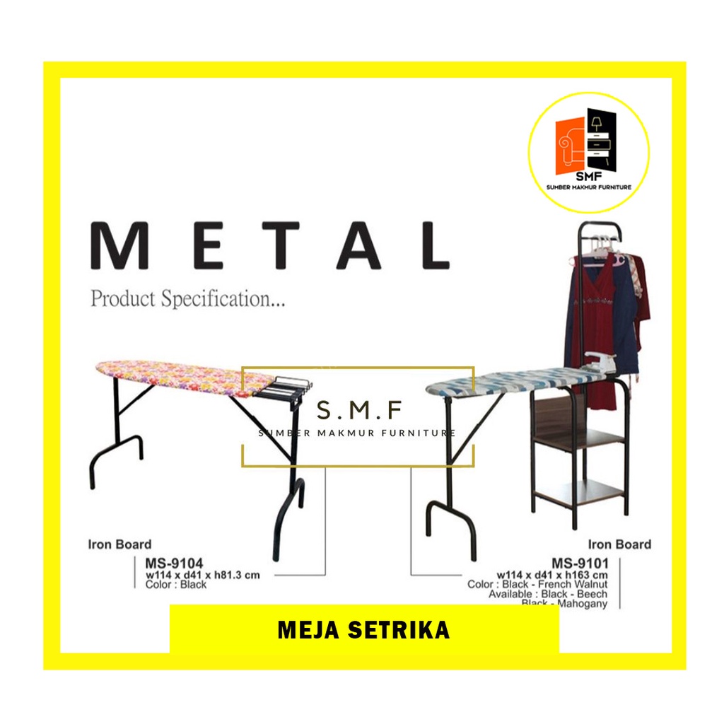 Jual Meja Setrika gosokan tempat setrika berdiri ironing board | Shopee
