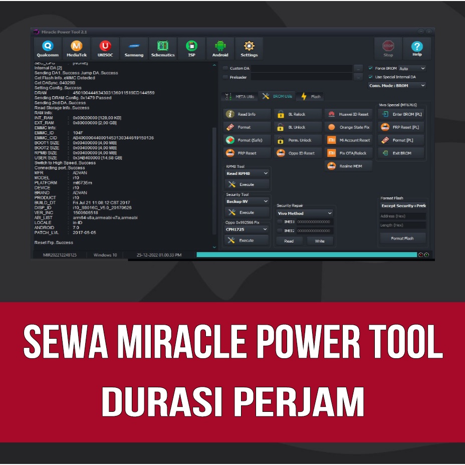 Jual MIRACLE POWER TOOL SEWA AKUN AKTIF DURASI PERJAM Shopee Indonesia