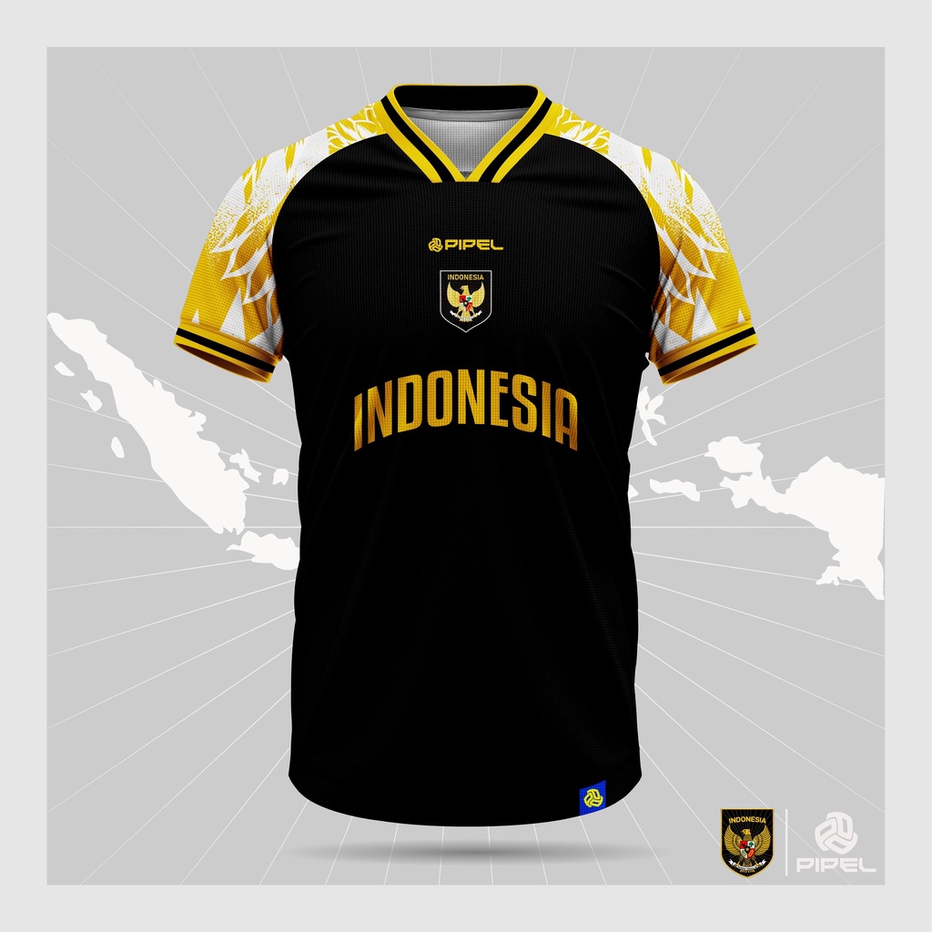 Jual JERSEY FANTASI TIMNAS INDONESIA SEAGAME SERIES GARUDA HITAM BISA ...