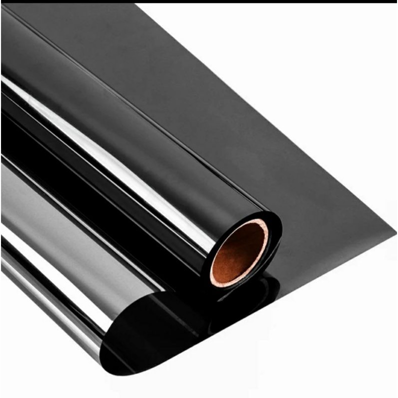 Jual Kaca Film Riben Hitam Tolak Panas Lebar 152cm Untuk Kantor Rumah ...