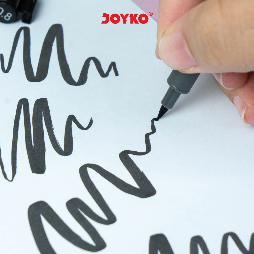 Drawing Pen Pena Gambar Joyko DP-298 1 Pcs Waterproof Pigment Ink (4)