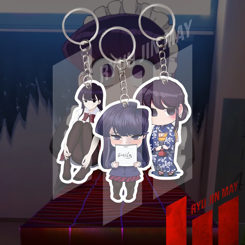 Jual Gantungan Kunci / Keychain / Gantungan HP - Komi-san wa Komyushou ...