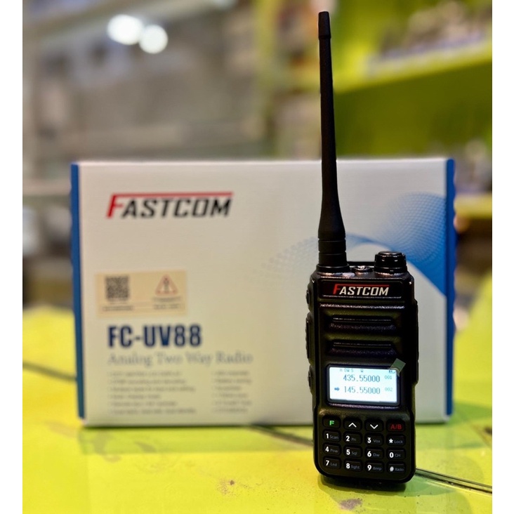 Jual HT FASTCOM FC-UV88 ht dengan receive terbaik | Shopee Indonesia