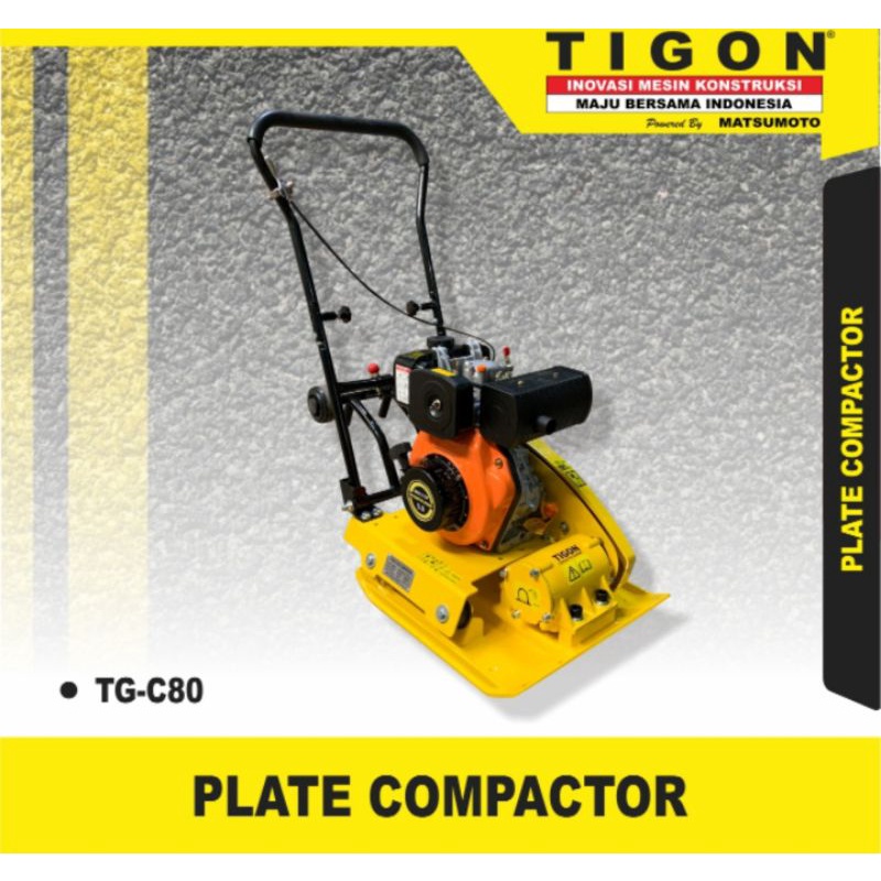 Jual STAMPER KODOK TIGON TGC-80 MESIN DIESEL MDX 170 PLATE COMPACTOR ...