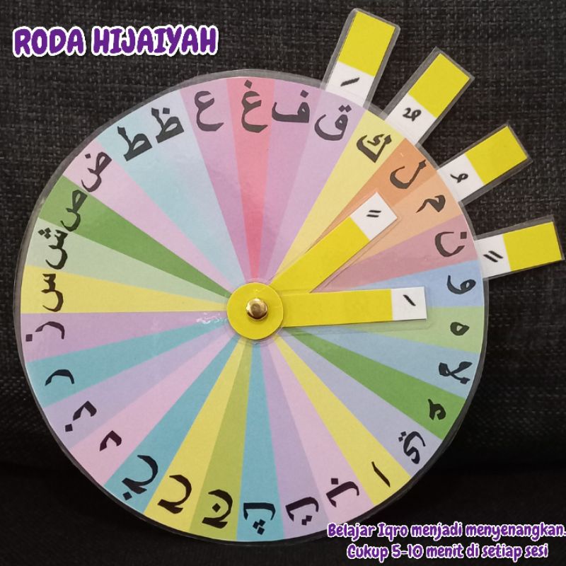 Jual Roda Pintar HIJAIYAH / Roda pintar / mainan edukasi / mainan ...