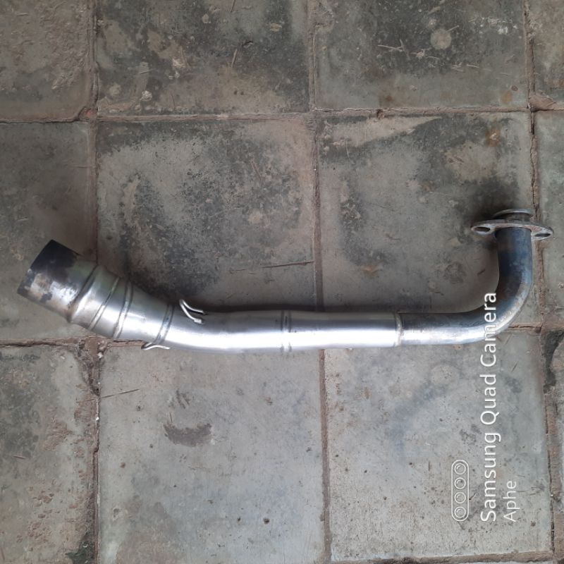 Jual Header Pipa Leher Knalpot Nmax Old Ronin Tridente Tech Original Shopee Indonesia