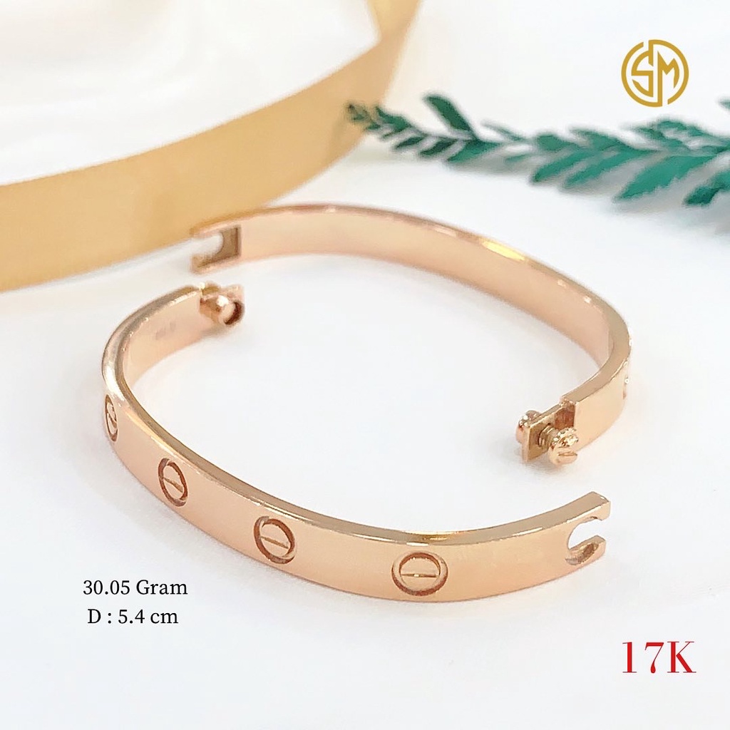 Gelang cartier love discount bracelet