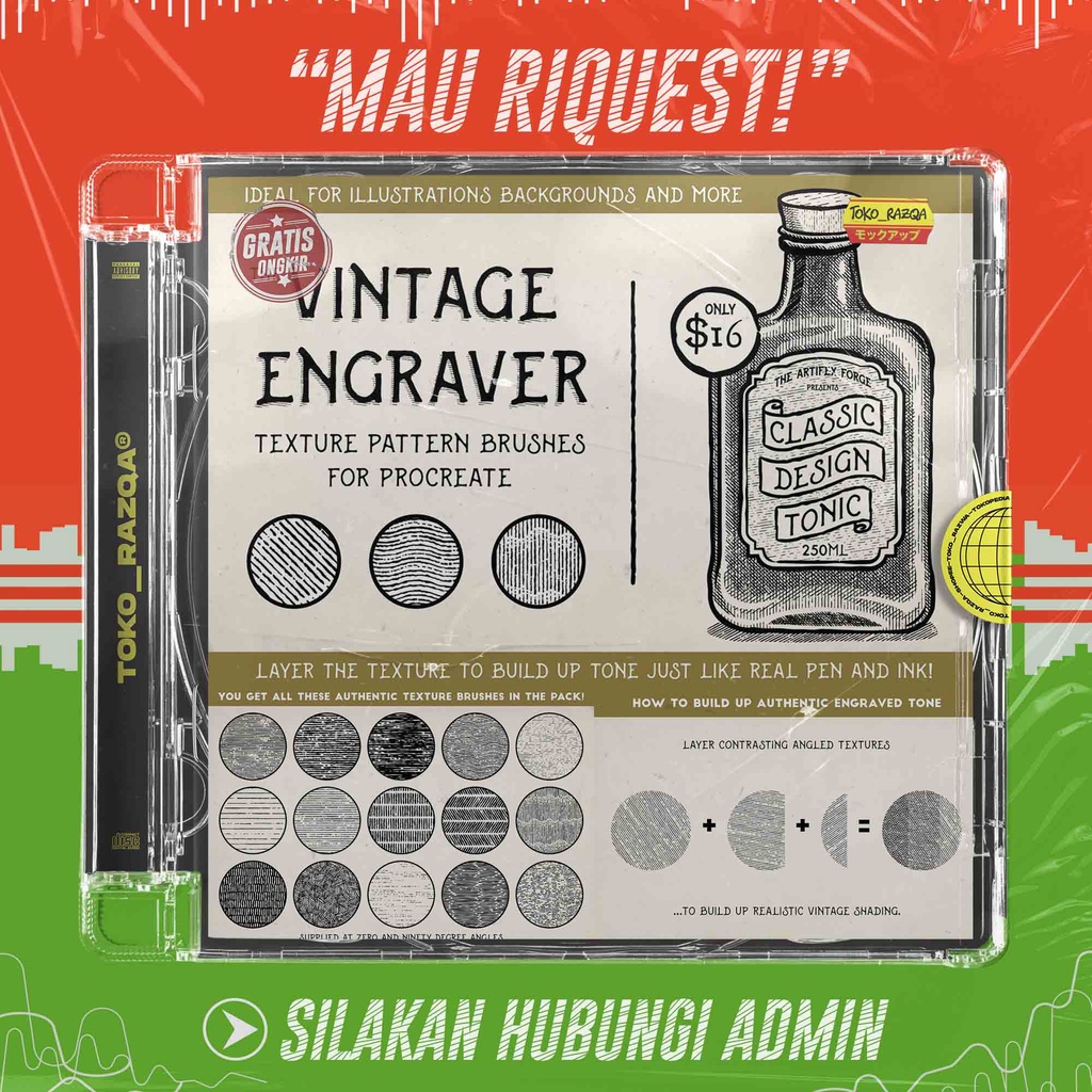 Jual Vintage Engraver - Procreate Brushes | Shopee Indonesia