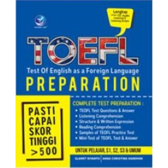 Jual Buku Toefl, Test Of English As A Foreign Language Preparation + Cd ...