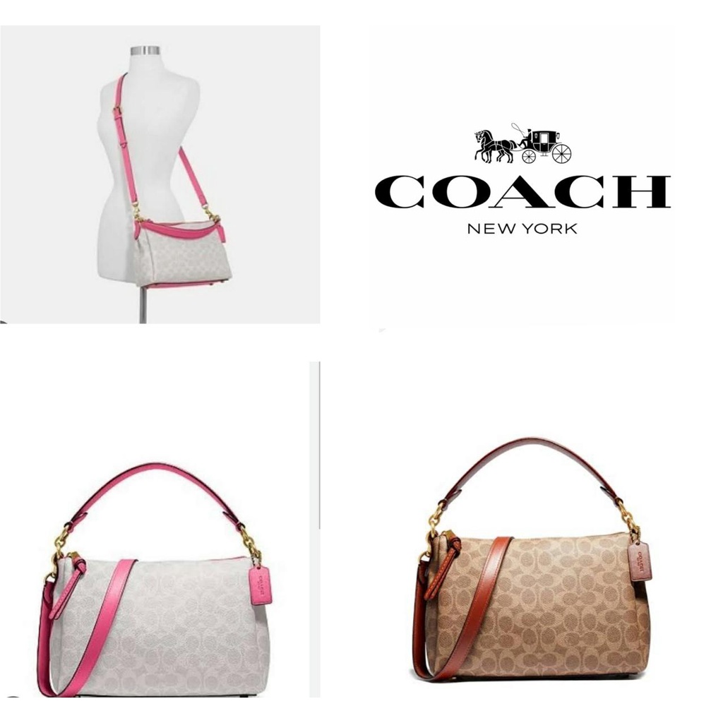 Jual Coach Shay Crossbody Signature Canvas Shopee Indonesia