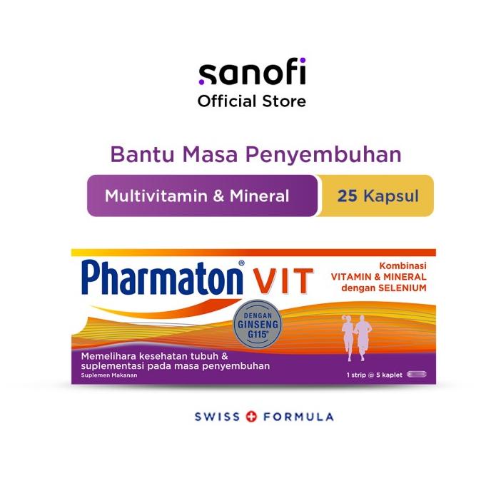 Jual Pharmaton Vit 25s Multivitamin Jaga Kesehatan dan Bantu
