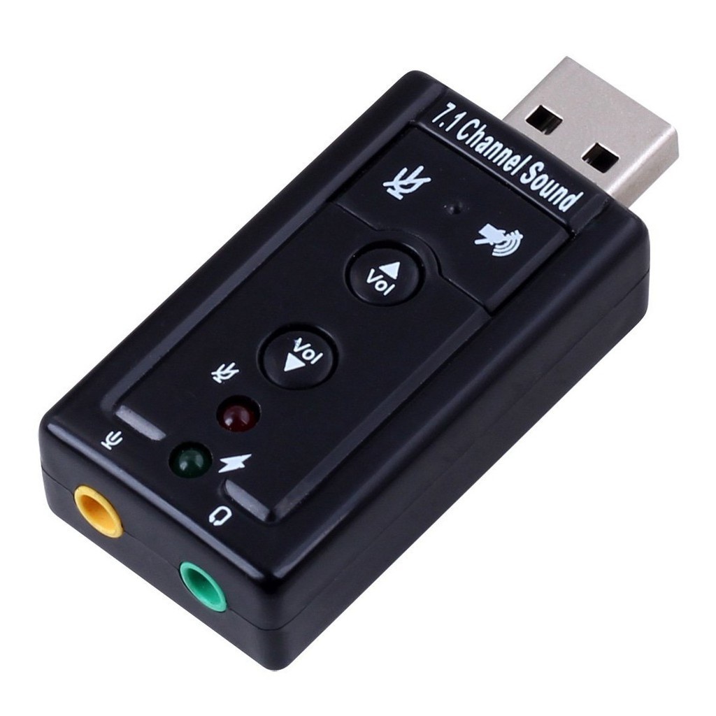 Jual Converter Usb to sound 2 jack audio/mic/usb soundcard/usb to ...