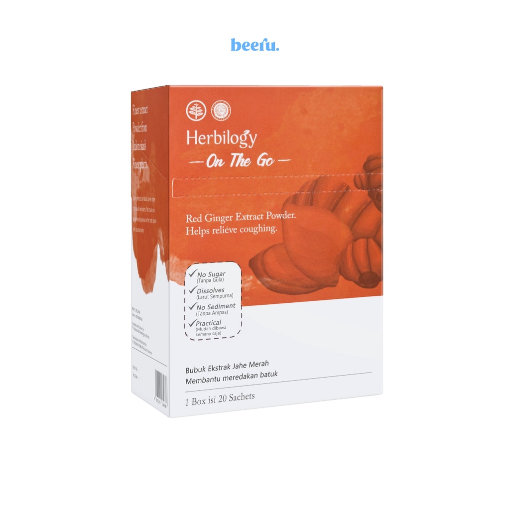 Jual Herbilogy Red Ginger extract Powder 20 Sachet Shopee Indonesia